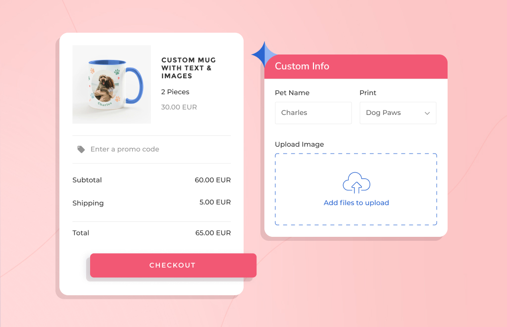 Personalizare comanda