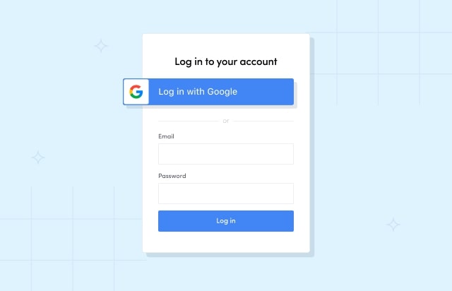 Google Login - Social Media - MerchantPro