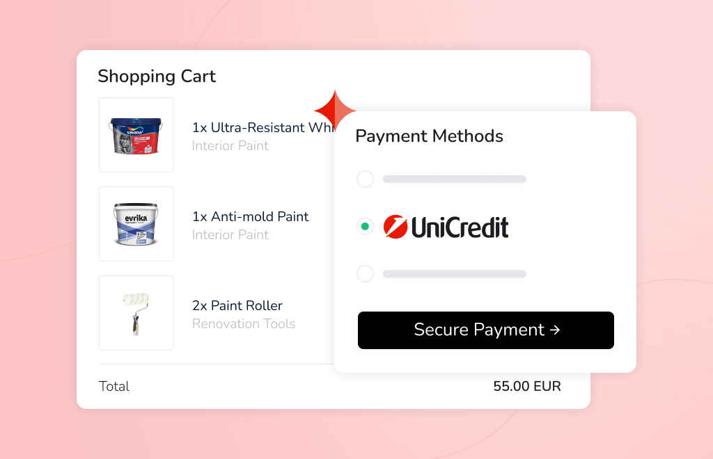 Plata prin UniCredit Bank